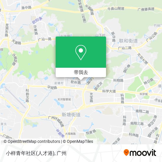 小样青年社区(人才港)地图