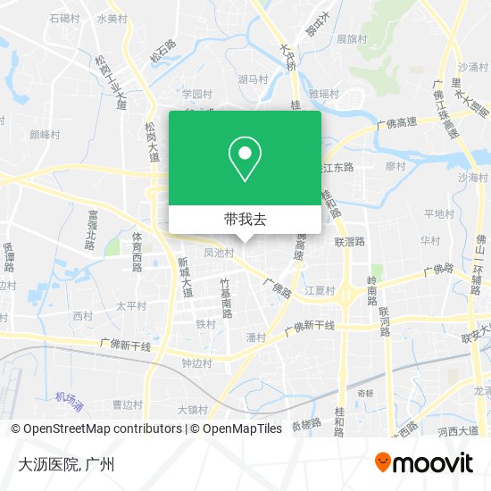 大沥医院地图