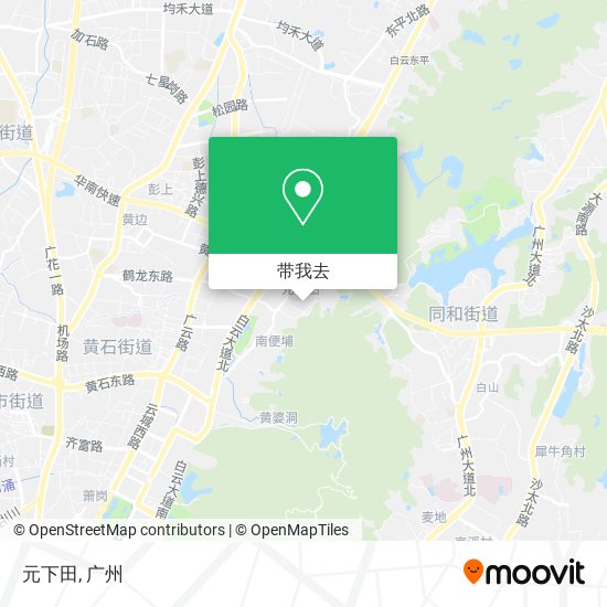 元下田地图