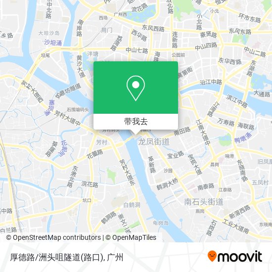 厚德路/洲头咀隧道(路口)地图
