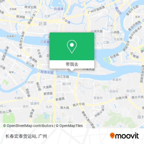 长春宏泰货运站地图