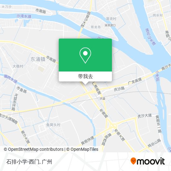 石排小学-西门地图