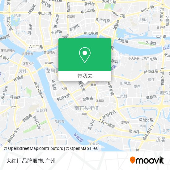 大红门品牌服饰地图