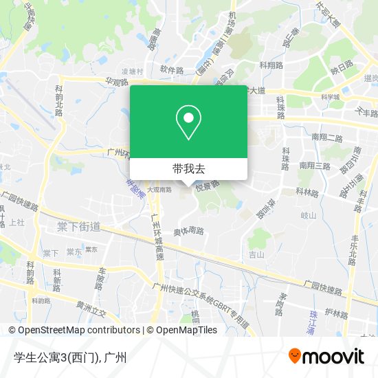 学生公寓3(西门)地图