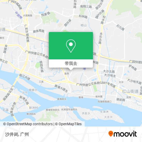 沙井岗地图