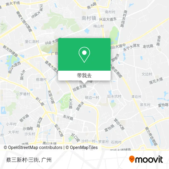蔡三新村-三街地图