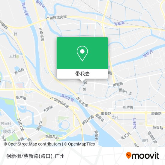 创新街/蔡新路(路口)地图