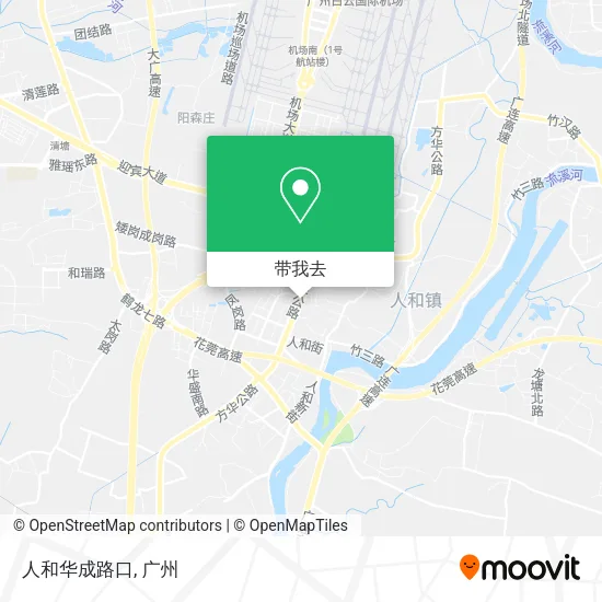 人和华成路口地图