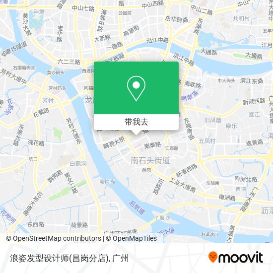 浪姿发型设计师(昌岗分店)地图
