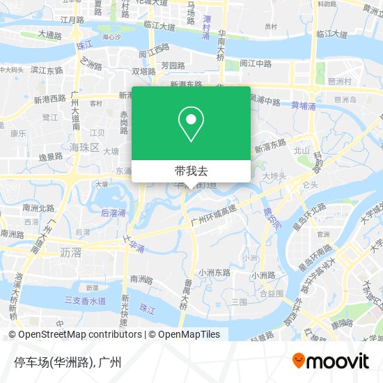 停车场(华洲路)地图