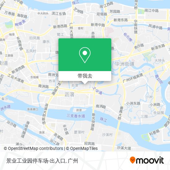 景业工业园停车场-出入口地图