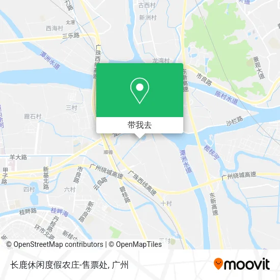 长鹿休闲度假农庄-售票处地图