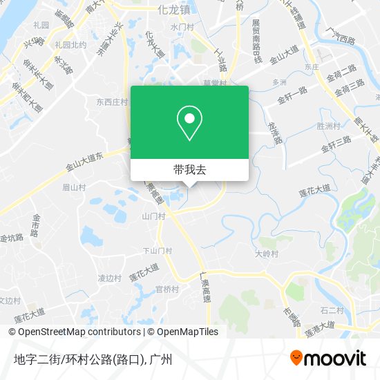 地字二街/环村公路(路口)地图