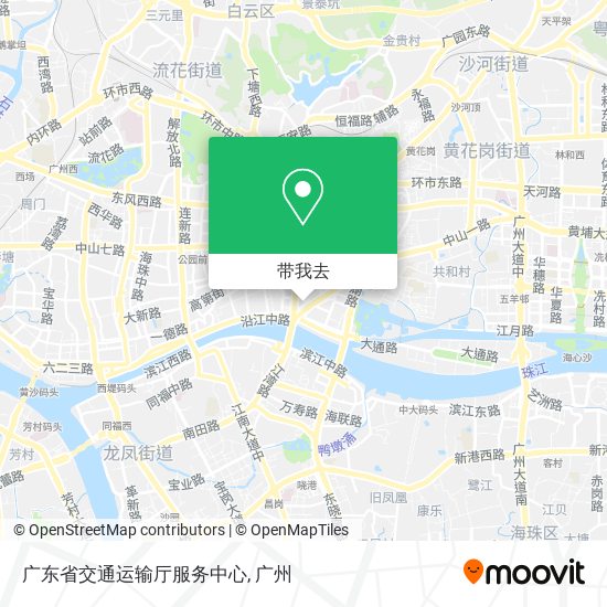 广东省交通运输厅服务中心地图