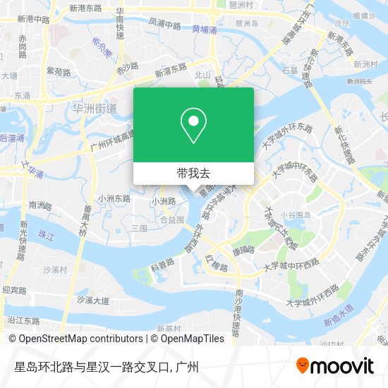星岛环北路与星汉一路交叉口地图