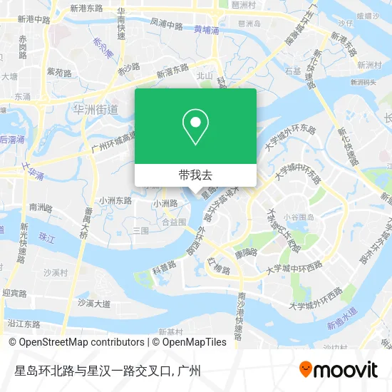 星岛环北路与星汉一路交叉口地图