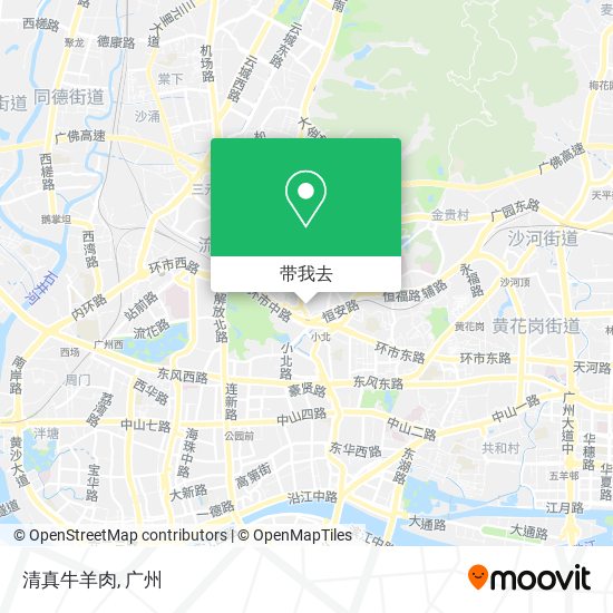 清真牛羊肉地图