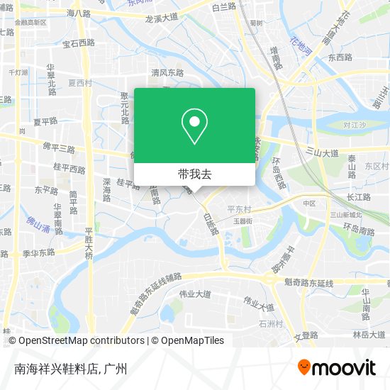 南海祥兴鞋料店地图