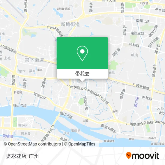 姿彩花店地图