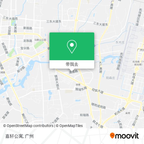嘉轩公寓地图