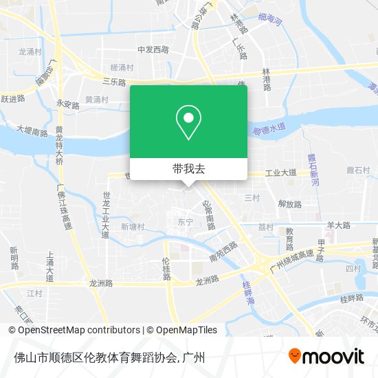 佛山市顺德区伦教体育舞蹈协会地图
