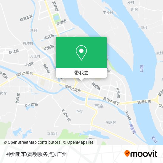神州租车(高明服务点)地图