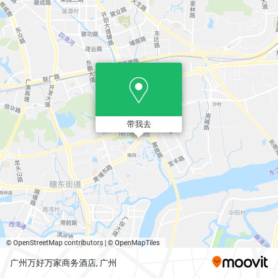 广州万好万家商务酒店地图