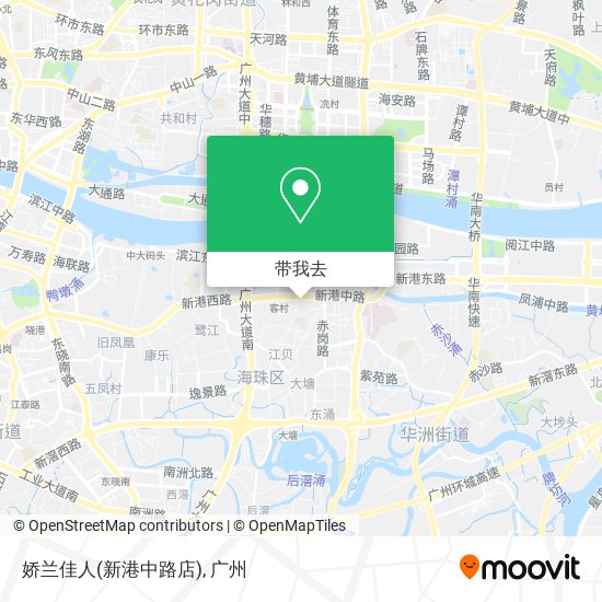 娇兰佳人(新港中路店)地图