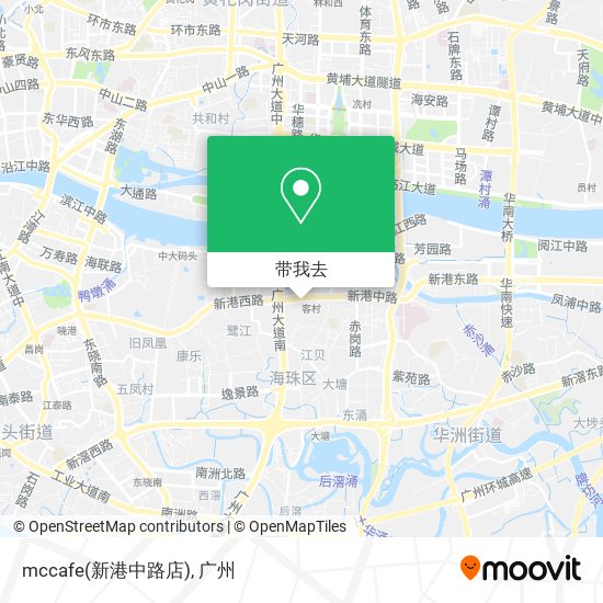 mccafe(新港中路店)地图