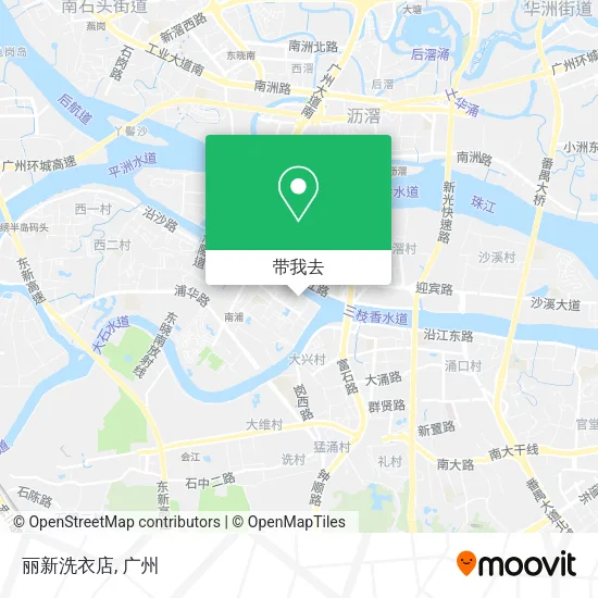 丽新洗衣店地图