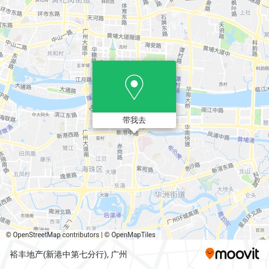 裕丰地产(新港中第七分行)地图