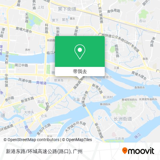 新港东路/环城高速公路(路口)地图