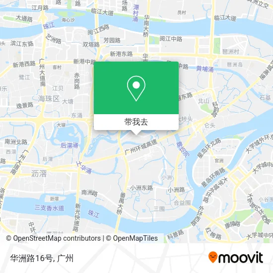 华洲路16号地图
