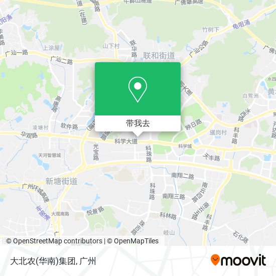 大北农(华南)集团地图