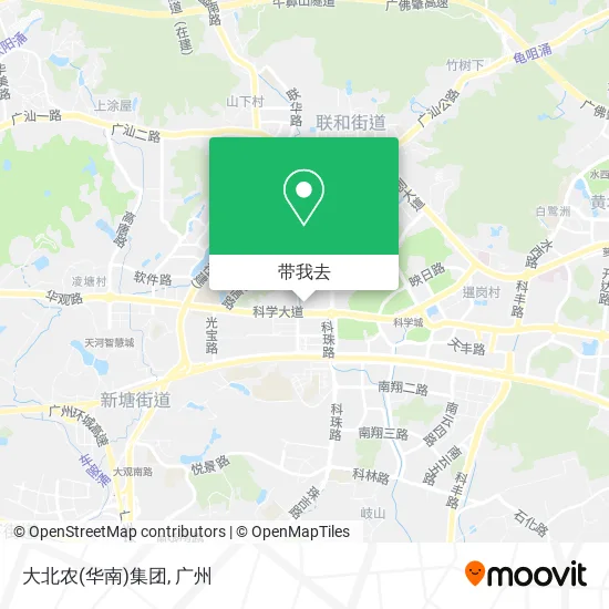 大北农(华南)集团地图