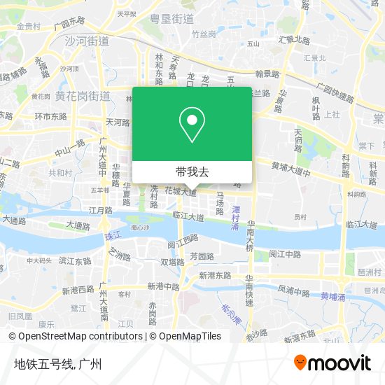 地铁五号线地图