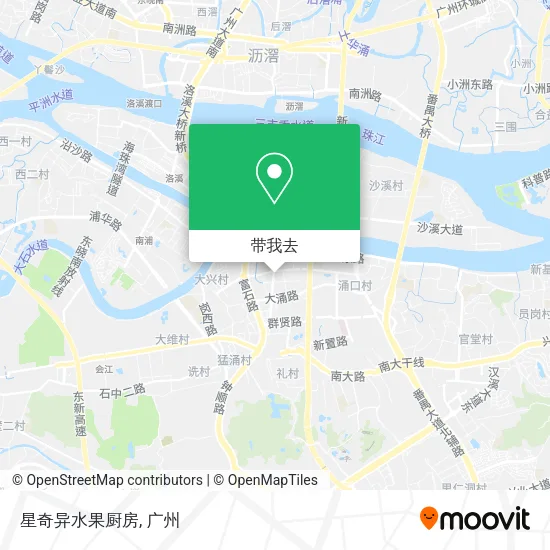 星奇异水果厨房地图