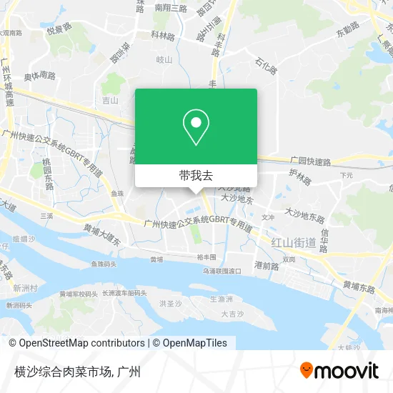 横沙综合肉菜市场地图