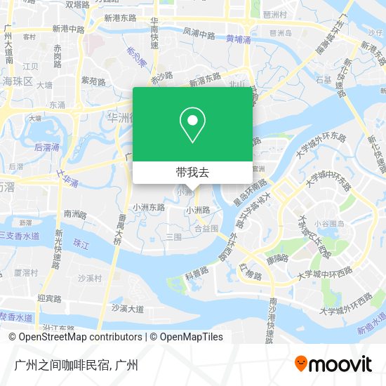 广州之间咖啡民宿地图