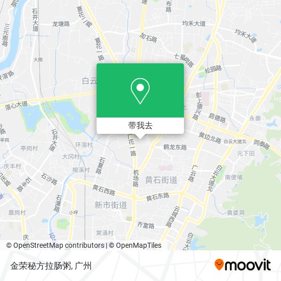 金荣秘方拉肠粥地图