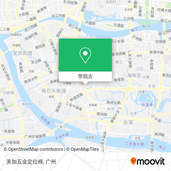美加五金定位模地图