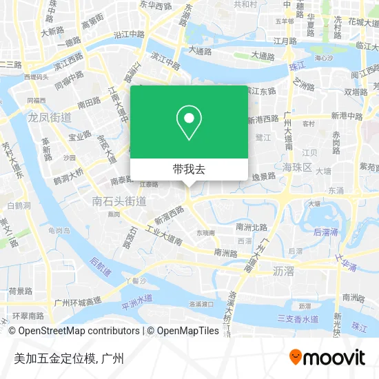 美加五金定位模地图