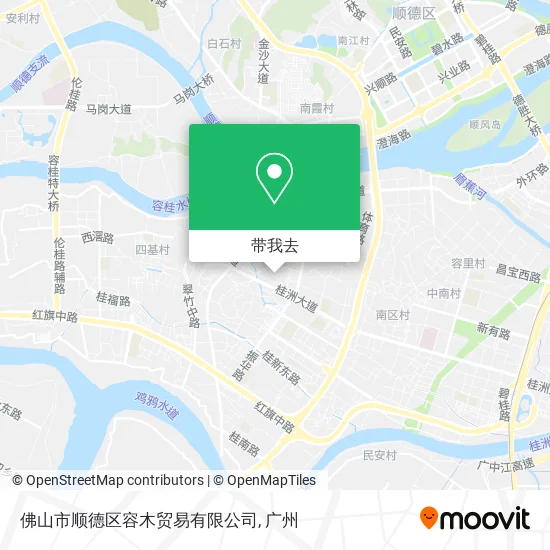 佛山市顺德区容木贸易有限公司地图