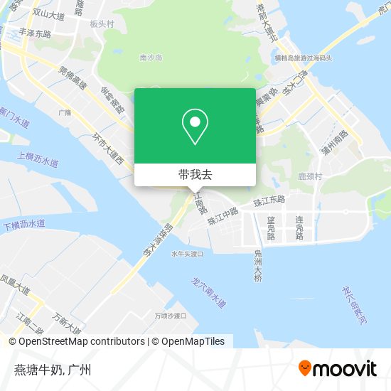 燕塘牛奶地图