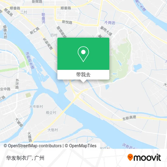 华发制衣厂地图