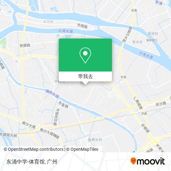 东涌中学-体育馆地图