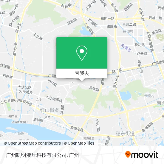 广州凯明液压科技有限公司地图