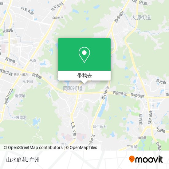 山水庭苑地图