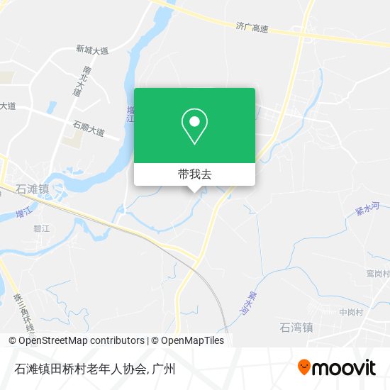石滩镇田桥村老年人协会地图