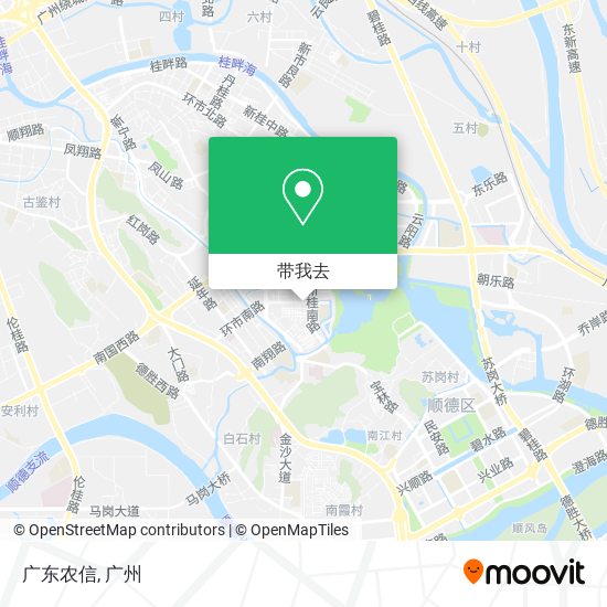 广东农信地图